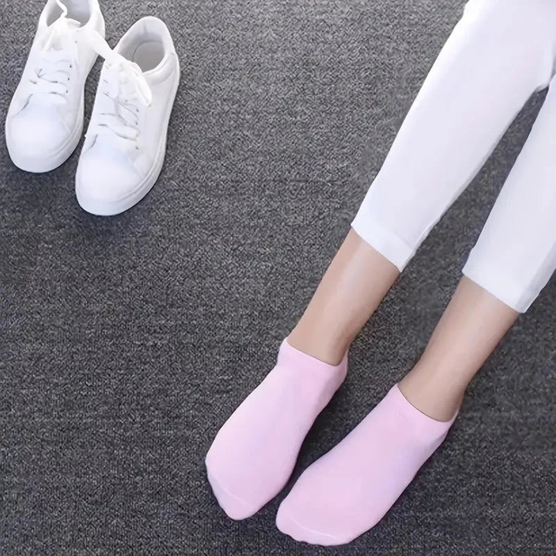 20-Pairs: Candy Color Socks, Casual & Breathable Low Cut Ankle Socks, Women's Stockings & Hosiery