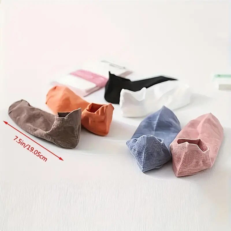 10-Pairs: Women's Cute Embroidered Soft & Lightweight Low Cut Ankle Socks